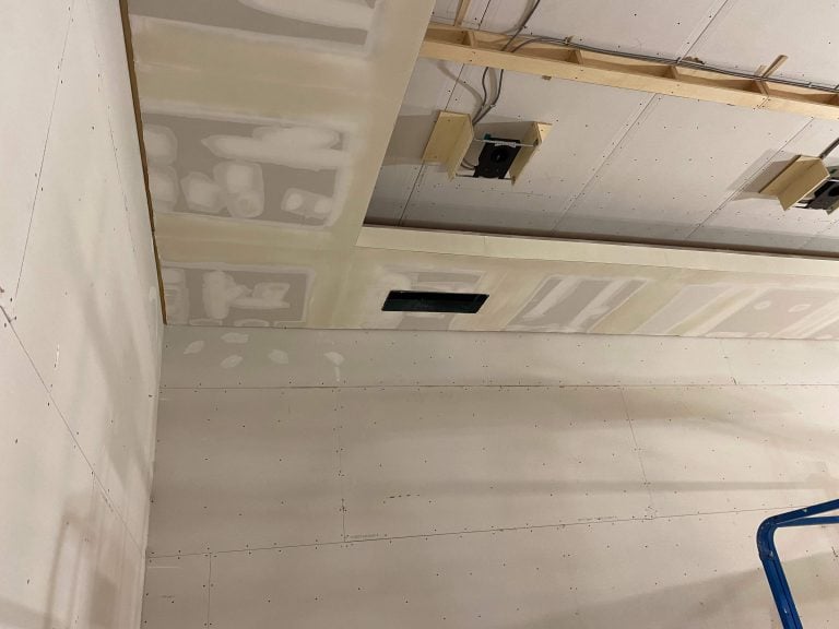 New construction drywall and framing in a Bend Oregon build
