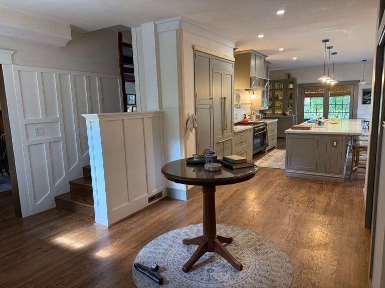 Ceiling texture matching and restoration work in a Bend Oregon home
